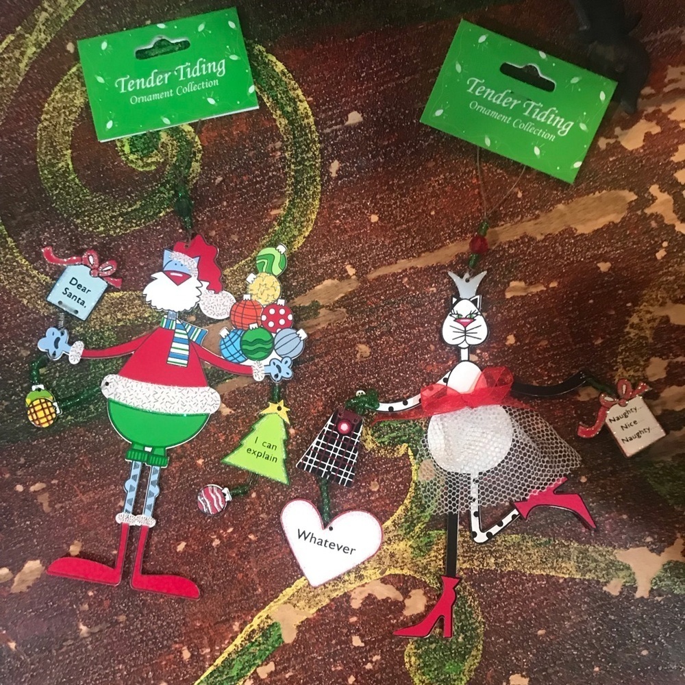 🎄Metal Cat Ornaments